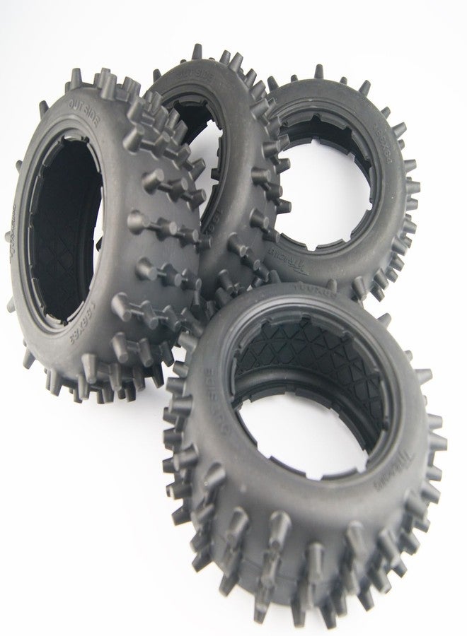 TITRACING Front Rear Knobby Digger Tires For HPI KM Baja 5B 5T 5SC Buggy Truck 1/5 Losi 5ive T DBXL E 2.0 1.0 - Image 1